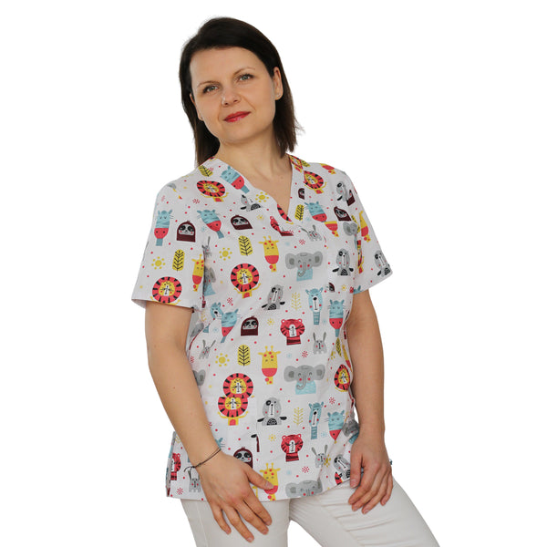 Damen Kasack aus 100% Baumwolle von am Arbeitsmode.