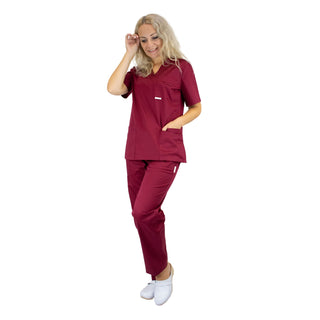 Medizinisches Damen Set. Set besteht aus Schlupfkasack und Schlupfhose.