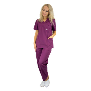Praktisches und unglaublich bequemes Damen Set ACTIVE aus einem elastischen und angenehmen Stoff PRIMA STRETCH. Set besteht aus Schlupfkasack Active und Schlupfhose Active.