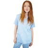 Bequemer und praktischer Damen Schlupfkasack Thalia aus einem elastischen und angenehmen Stoff PRIMA STRETCH. Farbe Himmelblau
