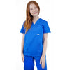 Bequemer und praktischer Damen Schlupfkasack Thalia aus einem elastischen und angenehmen Stoff PRIMA STRETCH. Farbe Royalblau