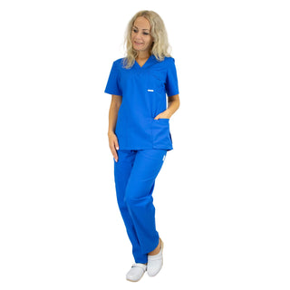 Medizinisches Damen Set. Set besteht aus Schlupfkasack und Schlupfhose.