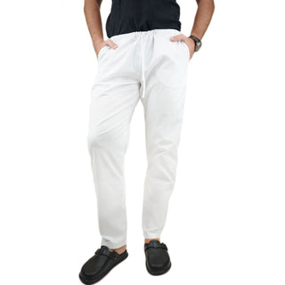 Herren Schlupfhose Thalia aus einem elastischen und angenehmen Stoff PRIMA STRETCH. Farbe Weiß