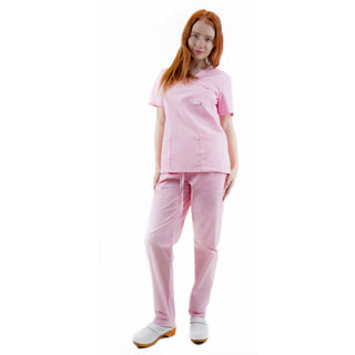 Medizinisches Damen Set. Set besteht aus Schlupfkasack und Schlupfhose.