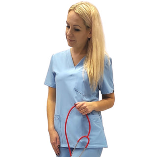 STELLA STRETCH Damen Schlupfkasack für Medizin und Pflege.