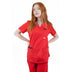 Bequemer und praktischer Damen Schlupfkasack aus einem elastischen und angenehmen Stoff PRIMA STRETCH. Farbe Rot