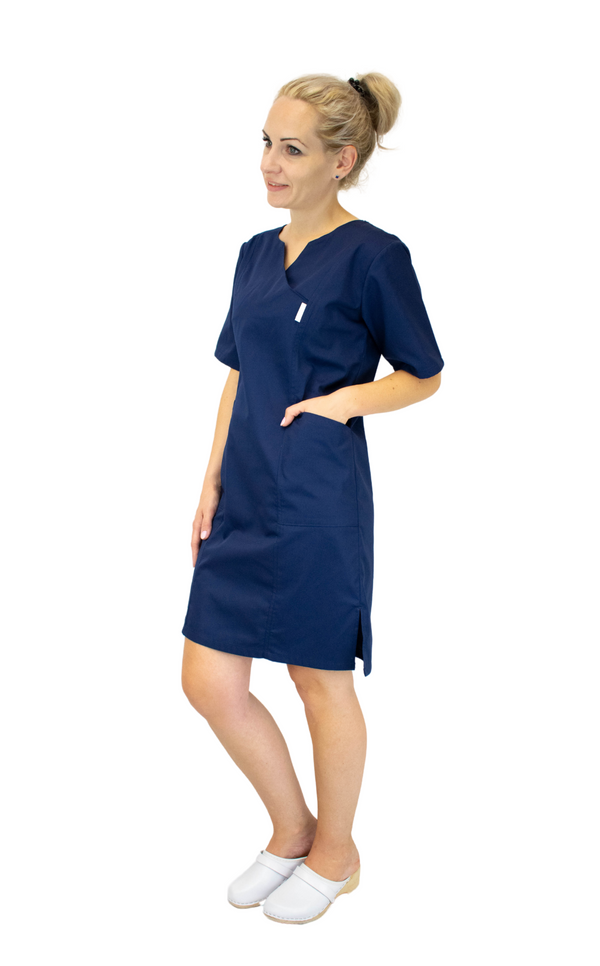 Medizinisches Kleid, Marineblau