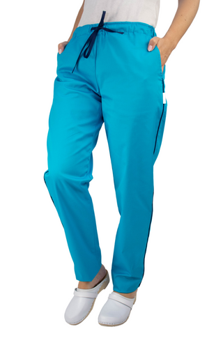 Damen Schlupfhose aus einem elastischen und angenehmen Stoff PRIMA STRETCH. Farbe Türkis