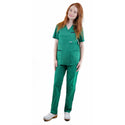 Damen Stretch Uniform, Stretch Kasack + Stretch Hose, Farbe Dunkelgrün