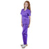 Medizinische Uniform Thalia aus einem elastischen Stoff Prima Stretch. Schlupfkasack und Schlupfhose. Farbe Violett
