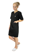 Kleid Figaro für Ärztinnen, Krankenschwester, Farbe schwarz