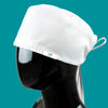 Individuell bestickbare medizinische Kopfbedeckung aus nachhaltiger Herstellung in Europa - am Arbeitsmode